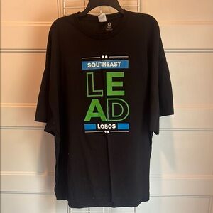 Black and Green Short Sleeve Tech-Inspired Tee